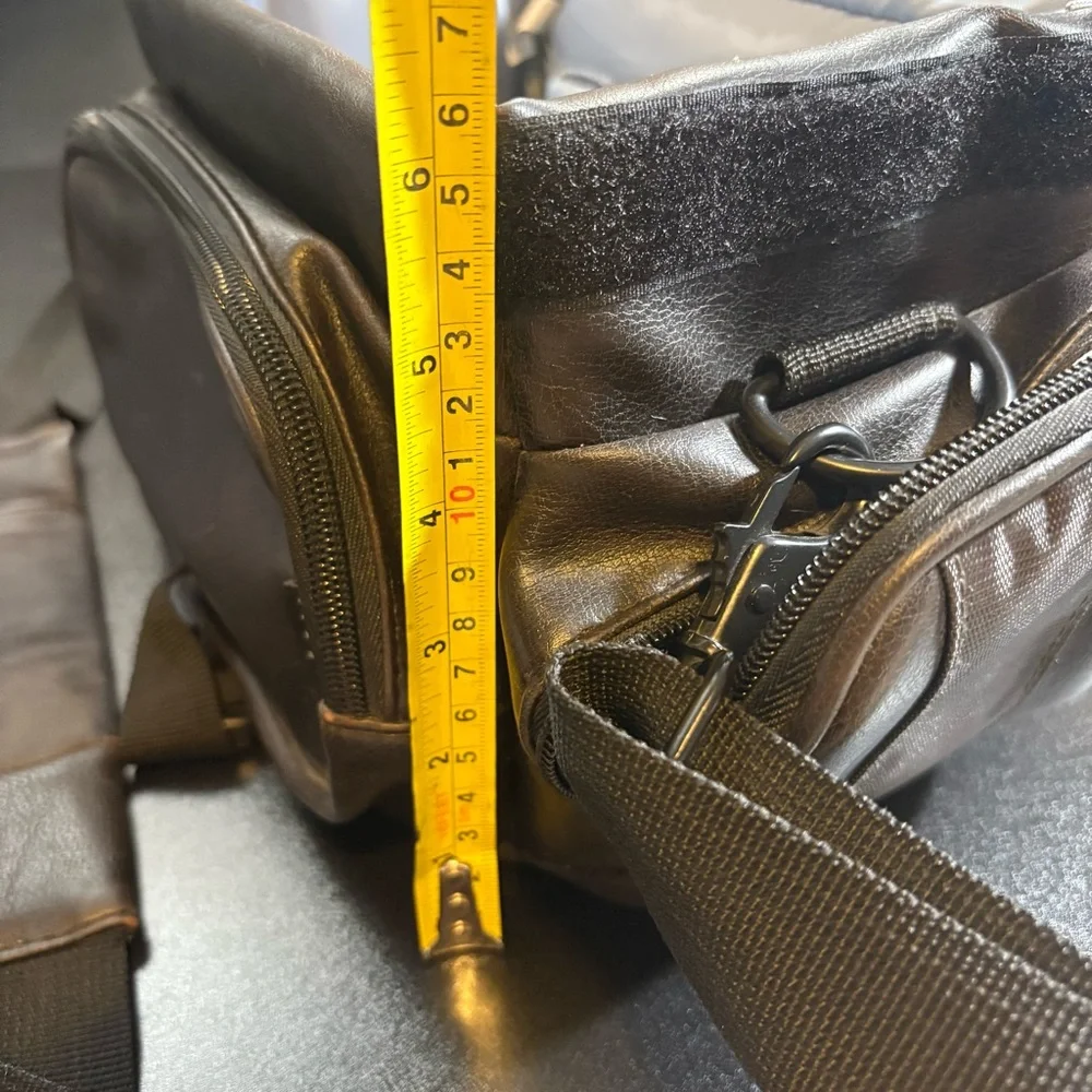 Black and Gray Messenger Bag with‎ Adjustable Strap